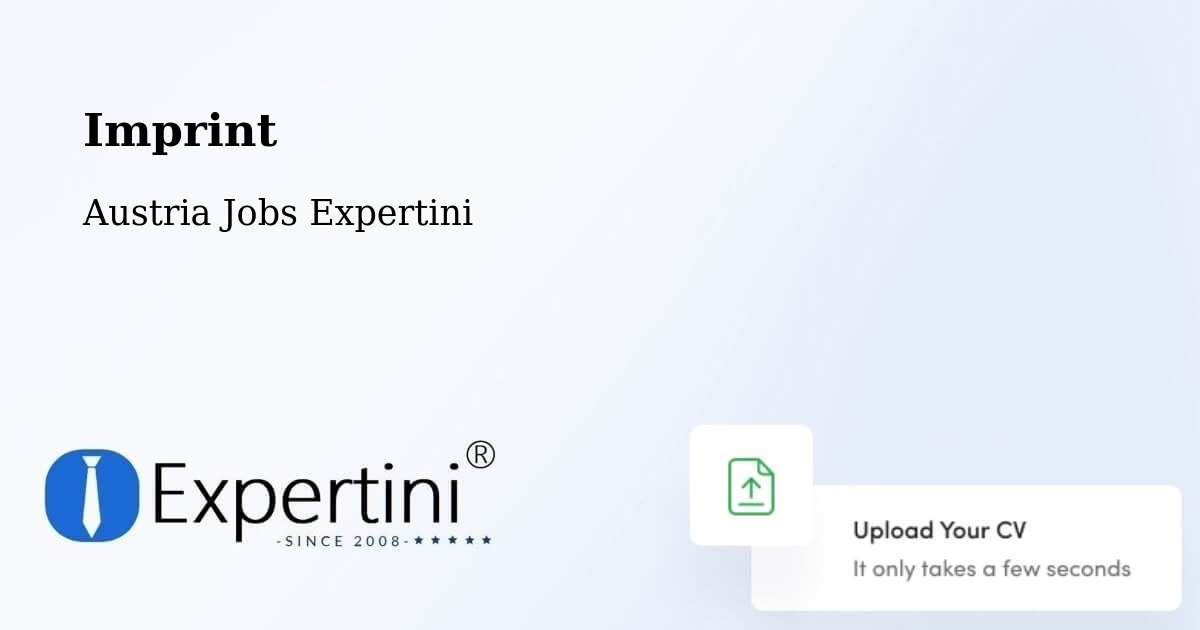 Imprint – Gries Am Brenner - Austria Jobs Expertini
